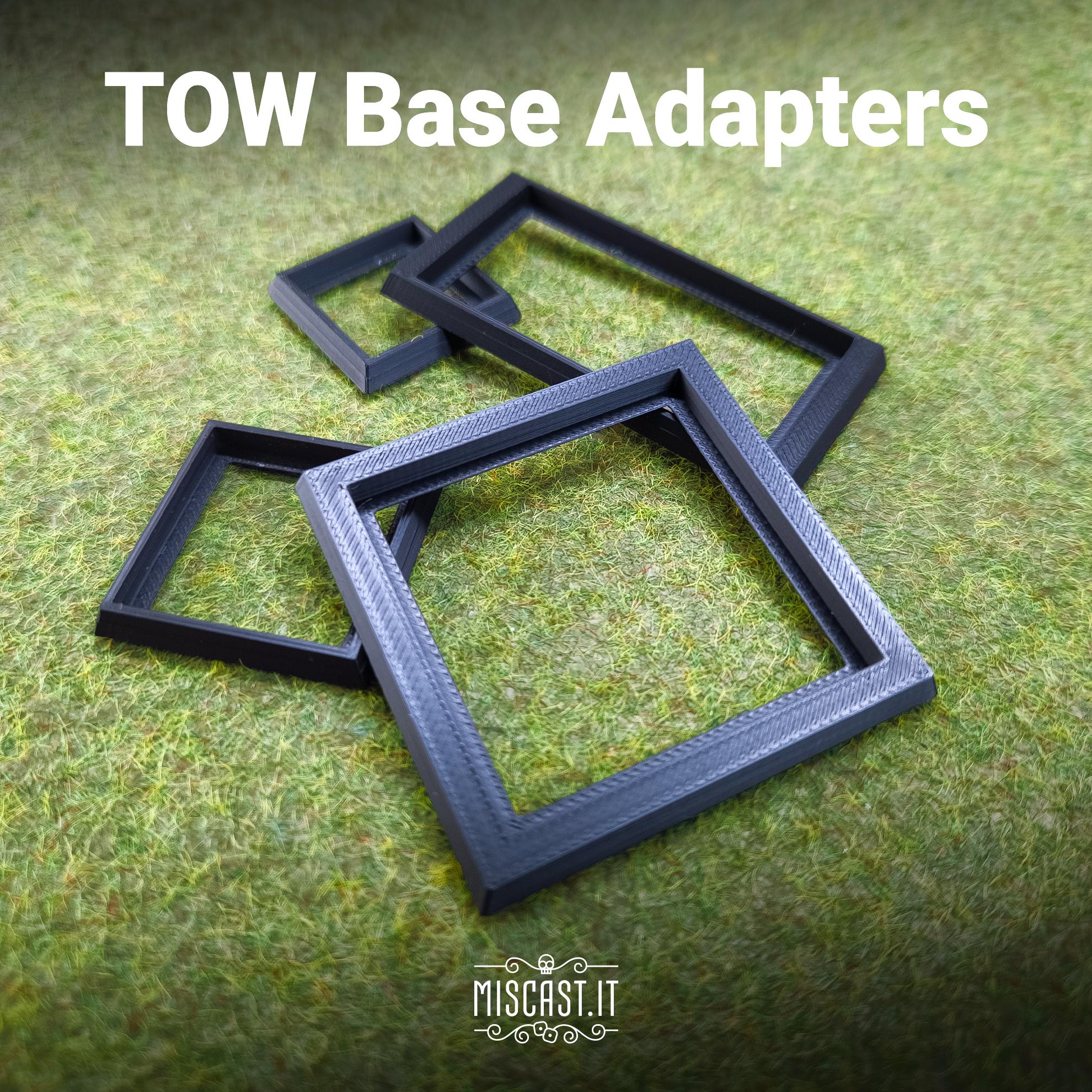 TOW Square Base Adapters